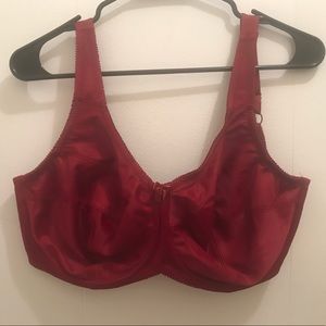 Cabernet Intimates & Sleepwear - 36H Red Underwire Bra Cabernet Intimates & Sleepwear - 36H Red Underwire Bra